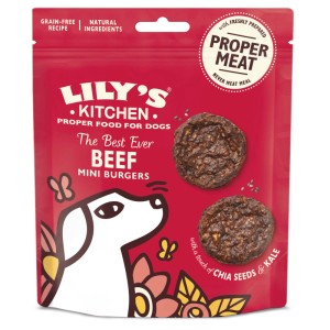 Snack per cani Lily`s Kitchen The Best Ever Beef Mini Burgers manzo 70 g