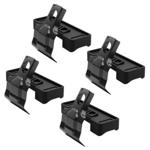 Set di quattro t.b.t. neri per accessori di trasporto.