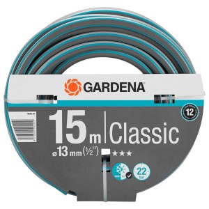 Tubo Gardena Classic, 15m, 13mm, arrotolato. Ideale per l'irrigazione del giardino.
