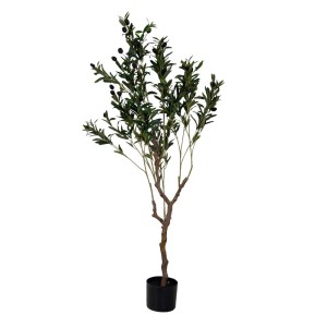 Pianta artificiale in plastica ulivo h130 cm