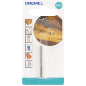 Fresa in carburo di tungsteno Dremel 9901 per intagliare, incidere e fresare.