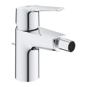 Miscelatore bidet Grohe QuickFix Start lucido con funzione di risparmio idrico.