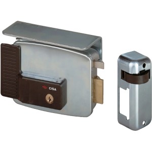 Serratura a scatola CISA con accessori, ideale per sistemi di sicurezza e protezione porte.