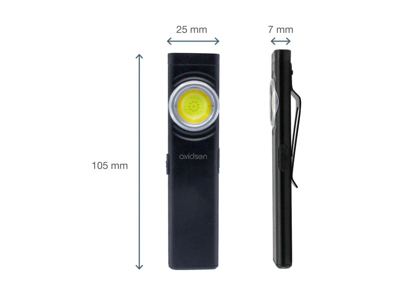 BESTSUN Mini Torcia LED COB Portachiavi – Ricaricabile USB, 600 Lumen, 4 Modalità, Impermeabile, Con Apribottiglie E Magnete - 4