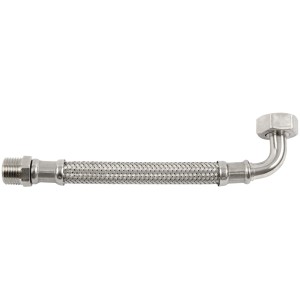 Connettore flessibile t.b.t. per tubo metallico, intrecciato.