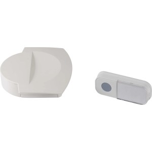 Set campanello wireless con pulsante, portata 75 m, ideale per casa e appartamento.