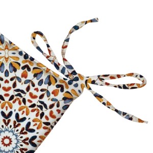 Coprisedia relax Bloom 40x40 cm azzurro 4 pz