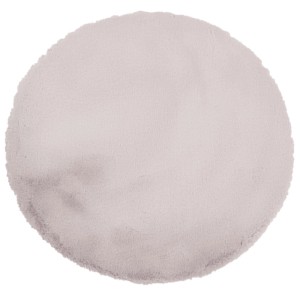 Tappeto Touch tondo bianco 100x100 cm
