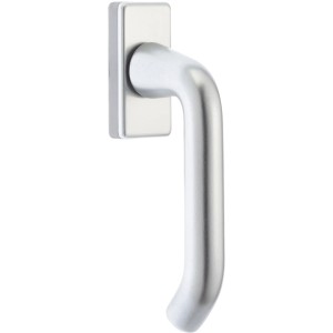 Maniglia per finestra argentata per porte.