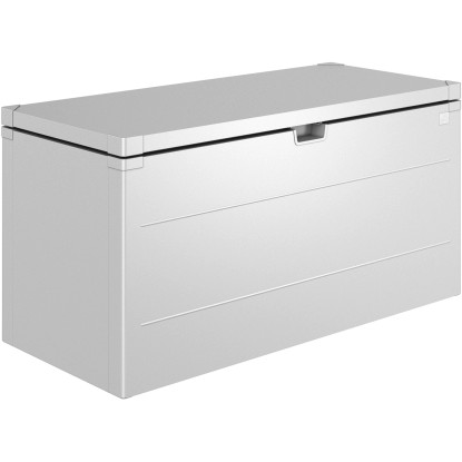 Baule da esterno Stylebox Biohort 140 Argento metallizzato 140x60x71 cm