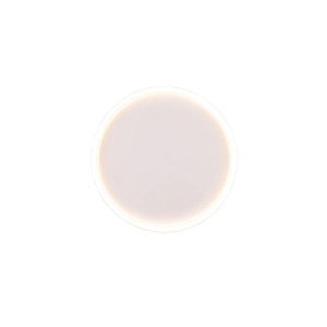 Plafoniera LED Rotonda bianca e rotonda, diametro 35 cm, per spazi abitativi.
