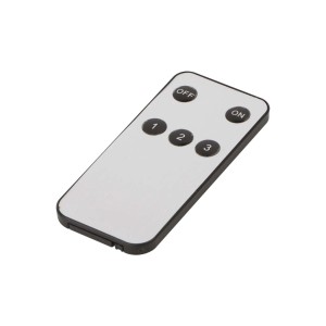 Telecomando per luci da esterno, con interruttore on/off e 3 livelli di luminosità.