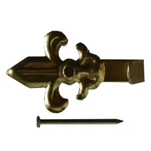 Connettore angolare dorato per cornici con chiodo per Cornici.