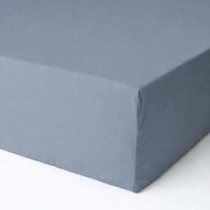 Lenzuola sotto con angoli tinta unita 90x200 cm azzurro