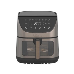 Friggitrice ad aria Delicia 8 l 1700 W nero metallizato