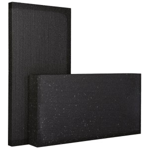 Pannelli isolanti neri per isolamento a cappotto (ETICS).