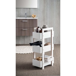 Mensola bagno Format Trilogy truciolato bianco