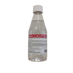 Flacone di smacchiatore t.b.t. per tessuti, tappezzeria e moquette.