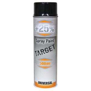 Bomboletta spray di vernice colorata, marca Target, 500ml, Universal.