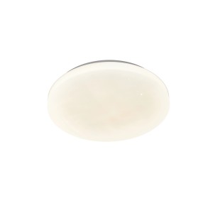 Plafoniera LED t.b.t., lampada da soffitto rotonda per interni.