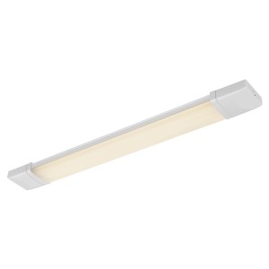 Lampada sottopensile LED t.b.t. bianca per cucine e mobili.