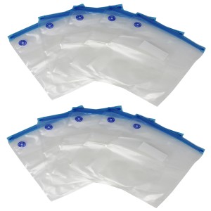 Set di sacchetti per sottovuoto, accessori per macchine sottovuoto, riutilizzabili.