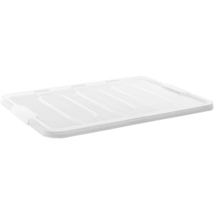 Coperchio trasparente per contenitore, ideale per organizzare casa e cantina.