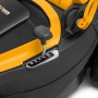 Dettaglio: Tagliaerba a batteria Stiga Collector 136e, regolazione altezza di taglio.