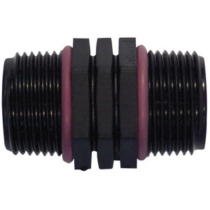 Connettore nero t.b.t. per irrigazione interrata.