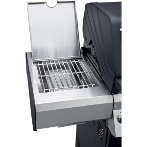 Barbecue a gas Jamestown Knox 4 bruciatori nero e argento 20,5kW