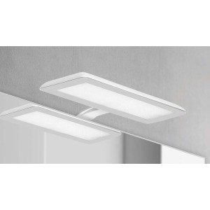 Lampada a LED bianca per specchio bagno, accessorio per mobile specchio.