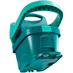 Leifheit Wischtuchpresse Profi con rotelle, 8 l, in turchese. Dispositivo di pulizia per una facile strizzatura.