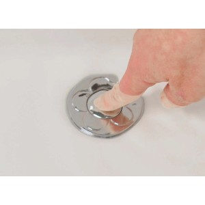 Tappo per lavabo universale apertura a pressione