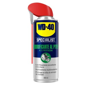 Lubrificante PTFE WD-40 Specialist in spray, ideale per la manutenzione degli attrezzi.