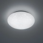 Plafoniera LED bianca con effetto cielo stellato, 15W, per illuminazione d'atmosfera.