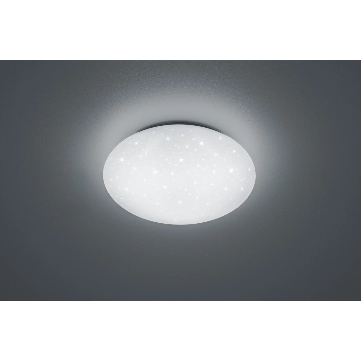 Plafoniera LED bianca con effetto cielo stellato, 15W, per illuminazione d'atmosfera.