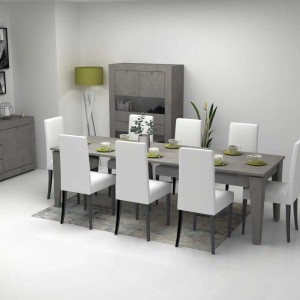 Consolle allungabile Natron cemento 50x90 cm