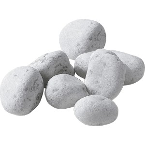 Ciottoli decorativi chiari, Ciottoli e granulati, per giardino e decorazione.