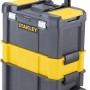 Stanley Rollende Werkstatt Essential STST1-80151, carrello portautensili con manico telescopico e ruote.