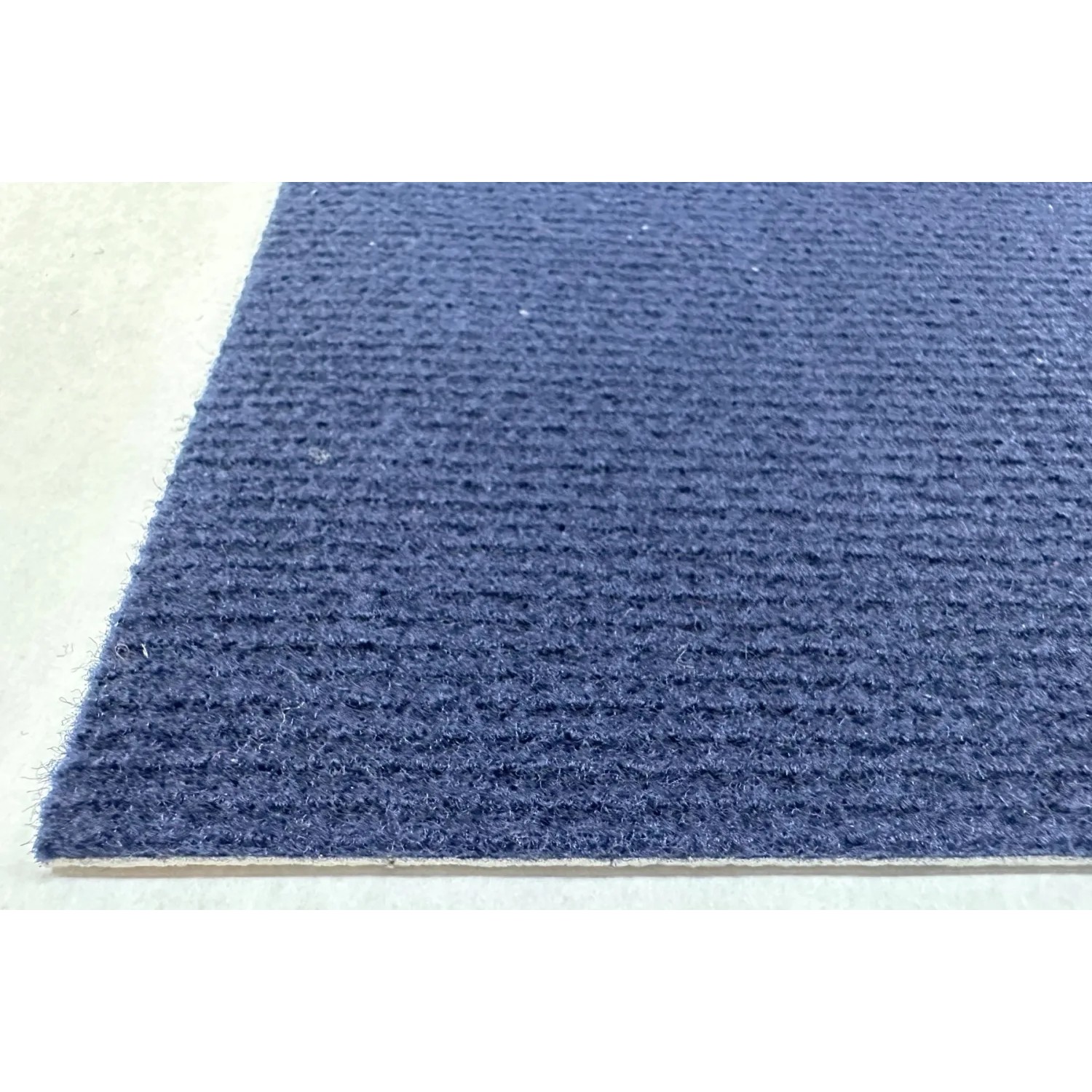 Passatoia blu t.b.t. al metro con texture a coste.