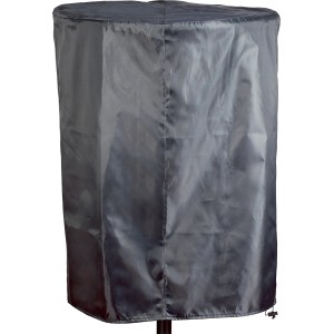 Copertura per grill CMI grigia, rotonda, 90x70cm, in poliestere antistrappo con coulisse.