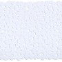 Tappetino per vasca bianco Wenko Paradise, 71x36 cm, con superficie antiscivolo e ventose per una presa sicura nella vasca.