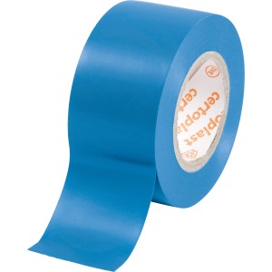 Nastro isolante blu, 25 mm x 10 m, per lavori elettrici e isolamento cavi.