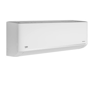 Condizionatore Beko bianco per montaggio a parete.