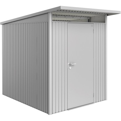 Casetta da giardino Biohort AvantGarde sp 0,5 mm 180x255x218 cm argento standard