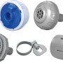 Set ugelli Bestway per pompa filtro a sabbia: ugelli di ingresso, uscita e accessori per piscine.