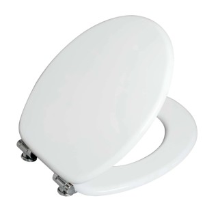 Copriwater universale Niva soft close in mdf bianco
