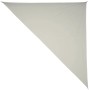 Vela ombreggiante triangolare color avorio, 360x360x500 cm, ideale per balcone, giardino o campeggio.