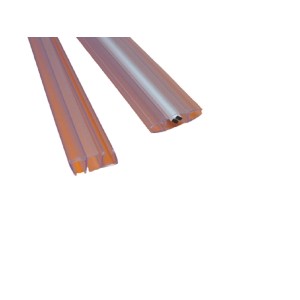 Profilo di tenuta trasparente t.b.t. per box doccia.