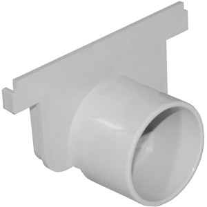 Raccordo di scarico bianco per drenaggio, categoria: Pozzetti di scarico.